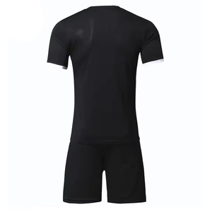 Haute qualité deux pièces hommes maillot de Football ensemble Logo personnalisable respirant Football chemises en gros maillot de Football uniforme 100% - Product Image 6