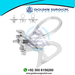 Articulador ajustable para dentadura, herramientas de laboratorio Dental S/M/L, articulador cromado, conjunto Dental de boca completa, instrumentos quirúrgicos - Product Image 2