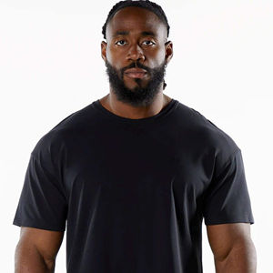 Camiseta de Algodón 100% de Microfibra Gruesa con Logotipo Personalizado, Estilo Vintage Extra Grande con Patrón Sólido, Camiseta Lisa en Existencia - Product Image 5