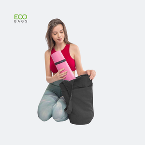 Viet Nam Factory's Eco-friendly 100% Cotton Canvas Sport <b>Yoga</b> <b>Bags</b> Customized Designs Outdoor Use >40cm Length Ready Ship - Product Image 4