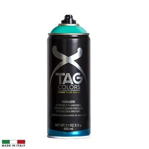 Lattine di vernice acrilica ad alta copertura opaca 400ml per pittura murale di arte di strada Graffiti Spray verde ombra 5 punte per pittura artistica - Product Image 2