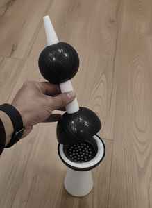 <b>Resin</b> Ceramic Incense Burner Handmade Bakhoor Aromatic Eco-Friendly White Eid Ramadan Special Kuwait Tower Model Z F Craft - Product Image 6