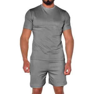 Conjunto de ropa informal de verano OEM/ODM para hombre, conjunto de pantalones cortos y Camiseta de algodón de alta calidad, conjunto de pantalones cortos informales para hombre de nuevo diseño para hombre - Product Image 4