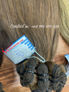 Meilleures extensions de cheveux Remy vietnamiennes brutes trame à la machine Super Double Drawn en couleur naturelle HD kg Bundle-Styles de boucles droites - Product Image 6