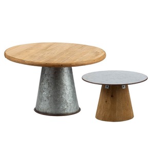 Support à gâteau de luxe à 2 niveaux en marbre blanc avec structure métallique, tour à cupcakes ronde moderne avec poignée arquée pour événements de mariage et cadeaux - Product Image 1