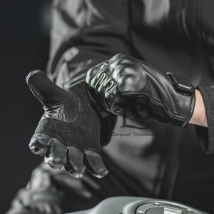 Gants en cuir personnalisés à doigts entiers pour hommes Gants d'hiver thermiques confortables pour les scènes extérieures quotidiennes pour les voyages décontractés - Product Image 2