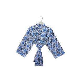 Kimono à fleurs en coton léger pour femmes maillots de bain respirant été Robe de douche vêtements de nuit toutes saisons matin jour tendance cadeau - Product Image 2