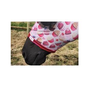 Masque de mouche de cheval respirant léger avec protection complète du nez et des oreilles Protection UV pour les culottes d'équitation d'été en plein air - Product Image 2