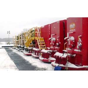 Réservoir de fracturation en acier soudé pour l'industrie pétrolière et gazière, offrant un stockage fiable pour les fluides de fracturation et les eaux usées industrielles - Product Image 5