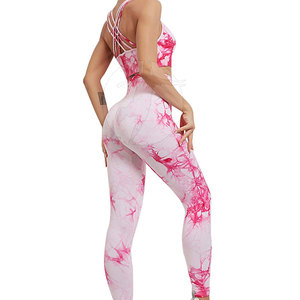 ชุดโยคะของผู้หญิงชุดโยคะแขนกุดน้ำหนักเบาลายสีทึบออกแบบได้ตามต้องการ - Product Image 2