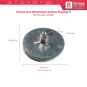 BGE503 Rear Curtain Sunshade Motor Metal Gear for Type1 - Product Image 5