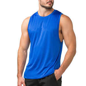 Gilet de sport pour homme, débardeur de fitness sans manches, écologique, séchage rapide, couleur et logo personnalisés, service OEM - Product Image 1