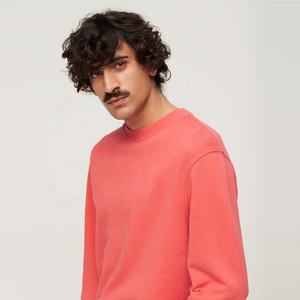 Casual Streetwear Sweatshirt Acid Wash Vintage Hip Hop Crewneck <b>Top</b> Pullover With Long Sleeves for Winter Solid Pattern Outfit - Product Image 3