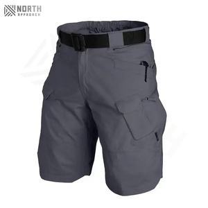 Pantalones Cortos Cargo para Hombre de Buena Calidad, Personalizados, Transpirables, Estilo Casual, Diseño de Lona con Cierre de Cordón, Oferta en Ropa Masculina - Product Image 2