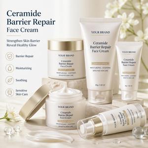 Crème réparatrice de barrière cutanée à la céramide en marque privée, OEM, hydratante, apaisante, pour peaux sensibles - Product Image 1