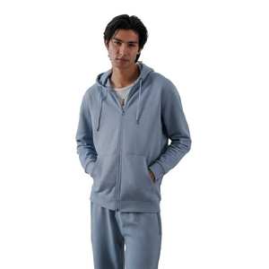 Survêtement deux pièces zippé en molleton pour homme, qualité supérieure, prix bas, personnalisable, style urbain, vente en gros - Product Image 4