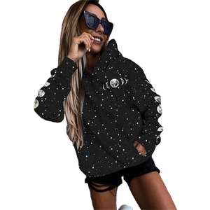 Meilleure qualité décontracté rue mode manches pull 3D imprimé à capuche hiver dessin animé sweat pull femmes pull à capuche - Product Image 2