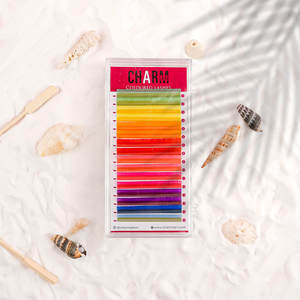 CharmLash superventas pestañas de color vibrantes C CC D DD extensiones de pestañas de color pestañas coloridas bandeja mixta al por mayor Etiqueta Privada - Product Image 1