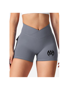 CoreFlex Scrunch Short d'entraînement avec poches Charm Gym Biker Shorts pour femmes Taille haute Booty Yoga - Product Image 2