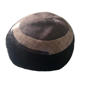 Perruque de vague d'eau indienne de haute qualité de Taz Hair pour hommes Remy Soft Mono Base Toupet System Made Bangladesh Loose Deep Wave Style - Product Image 1