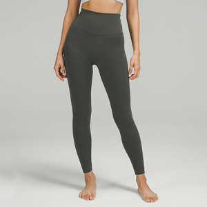 Medias de Yoga para clima frío de cintura alta con forro polar de Venta caliente Nuevas mujeres usan medias con interior térmico para entrenamientos fríos - Product Image 3