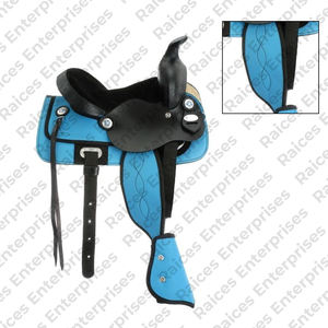 Meilleur vendeur selle de cheval anglaise occidentale robuste en cuir véritable meilleure vente en vrac quantité selle d'équitation en vente - Product Image 4