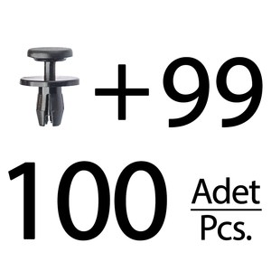 Clips de pare-chocs et de capot pour Peugeot, Opel, Citroën - 100 pièces - Product Image 1