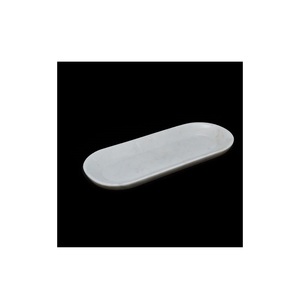 Bandeja de Mármol Ecológica para Decoración del Hogar con Asa Dorada y Mármol de la Mejor Calidad - Product Image 3