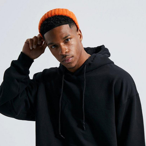 Lujo 100% algodón 500gsm French Terry Hoodie personalizado peso pesado diseño de gran tamaño para hombres ropa de invierno sin cuerda tamaño 3XL - Product Image 5