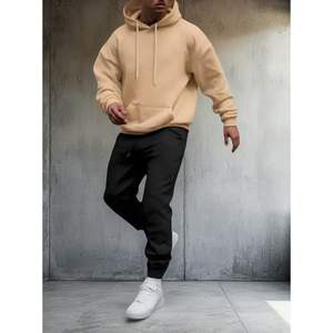 Custom Essentials Baggy 100% Cotton Tech Fleece Chándal Unisex Fabricante Pantalones de chándal y Sudadera con capucha Conjunto para hombres - Product Image 1