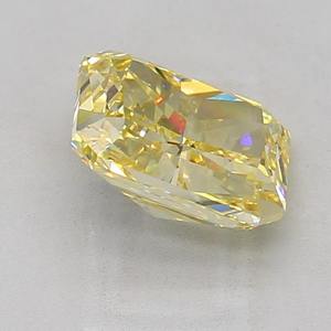 เพชรเม็ดเดี่ยวสีเหลืองเข้มแฟนซี น้ำหนัก 6.15 กะรัต ระดับความสะอาด VS2 สำหรับทำเครื่องประดับ - Product Image 2
