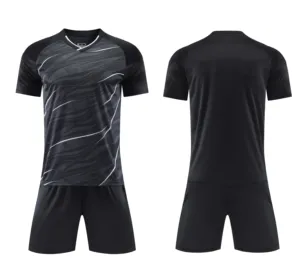 Top Sale high quality soccer jersey set retro design soccer team football jersey uniforms with custom logo