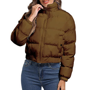 Chaquetas acolchadas para mujer, precio al por mayor, Moq bajo personalizado, ropa de calle cálida, Abrigo acolchado, prendas de vestir exteriores, chaqueta acolchada para mujer - Product Image 1