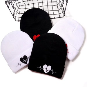 Gorros de punto bordados en 3D cálidos para hombres y mujeres de alta calidad, gorro frío de moda para ropa de playa-Mea Culpa - Product Image 6