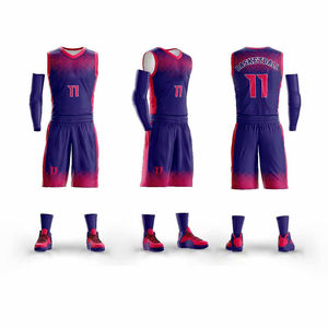 Ensemble de maillots de basket-ball unisexe conçus sur mesure, respirant, imprimé par sublimation, logo personnalisé, uniforme d'entraînement uni sans manches - Product Image 4