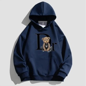 2024 Men's <b>Hoodie</b>, Casual Personality, Teddy <b>Bear</b> Print <b>Hoodie</b>, Sports Fitness Fashion Sweatshirt, Casual Pullover, Street Style - Product Image 4