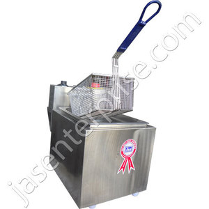 Friteuse à gaz professionnelle en acier inoxydable pour hôtel - Product Image 1