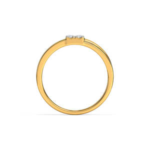Bague de mariage pour femme en or massif 14K romantique unisexe diamant de laboratoire bague de fiançailles bijoux fins anniversaire plaqué argent - Product Image 5
