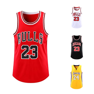 Camisetas de baloncesto personalizadas para hombre, su nombre favorito, patrón de número, logotipo bordado, camisetas Retro de entrenamiento de tiro de salto - Product Image 1