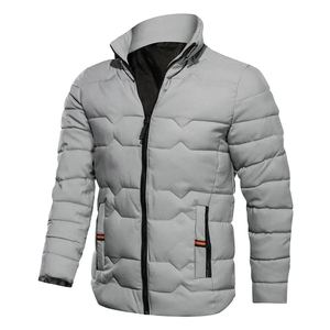 Trendy Custom Puffer Jacket for Men <b>Quilted</b> <b>Thick</b> Padded Parka Bubble Coat Winter Fashion Warm Jacket Streetwear Outdoor - Product Image 2