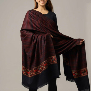 Premium Quality <b>Ladies</b> Wool <b>Shawl</b> Breathable Unique Design Green Printed Winter Wear Adults High-Touch Outdoor Hot Sale <b>Shawl</b> - Product Image 3