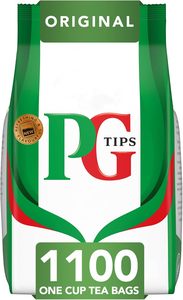 PG Tips <b>One</b> <b>Cup</b> Biodegradable Square Everyday Tea Bags Bulk Pack Of 1100 Teabags - Product Image 4