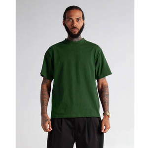 Shaka Wear-Camiseta de manga corta de 100% algodón/fibra de bambú para hombre, camiseta alta, multicolor, básica, lisa, de longitud regular - Product Image 1