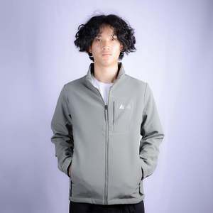 Chaqueta Softshell informal Navigate Ligera a prueba de viento y resistente al agua con patrón de estampado de cuello alto de relleno de poliéster - Product Image 3