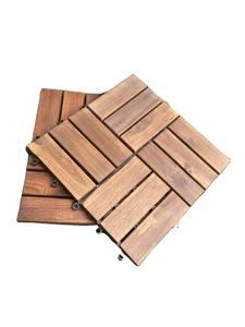 Baldosas de Madera de Acacia de Vietnam Ecológicas, Antideslizantes e Impermeables para Terrazas Exteriores, Sistema de Enclavamiento, Sin Mantenimiento - Product Image 3