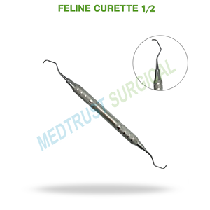 Cureta Felina Gracey 1 2, Cureta Dental Veterinaria Periodontal para Gatos, para Limpieza Subgengival y Planificación Radicular - Product Image 2