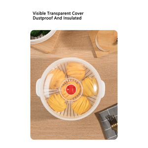 Vaporera Eléctrica de Gran Capacidad COOKER KING, Calentador de Alimentos por Microondas, Electrodoméstico de Cocina con Carcasa de Plástico - Product Image 4