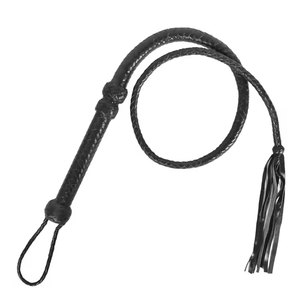 Taux de gros de haute qualité le plus récent taureau fouet en cuir Premium fabriqué à la main en cuir véritable fouet Unique Western équestre - Product Image 3
