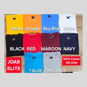 180 GSM Dot Knit Collar T-Shirt Premium Cotton Blend Comfort Fit for Men - Product Image 4
