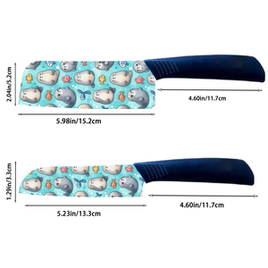 Ensemble de couteaux à steak en céramique super tranchants, prix d'usine, lavables au lave-vaisselle, qualité restaurant, restauration fine, industrie hôtelière, très demandés - Product Image 2